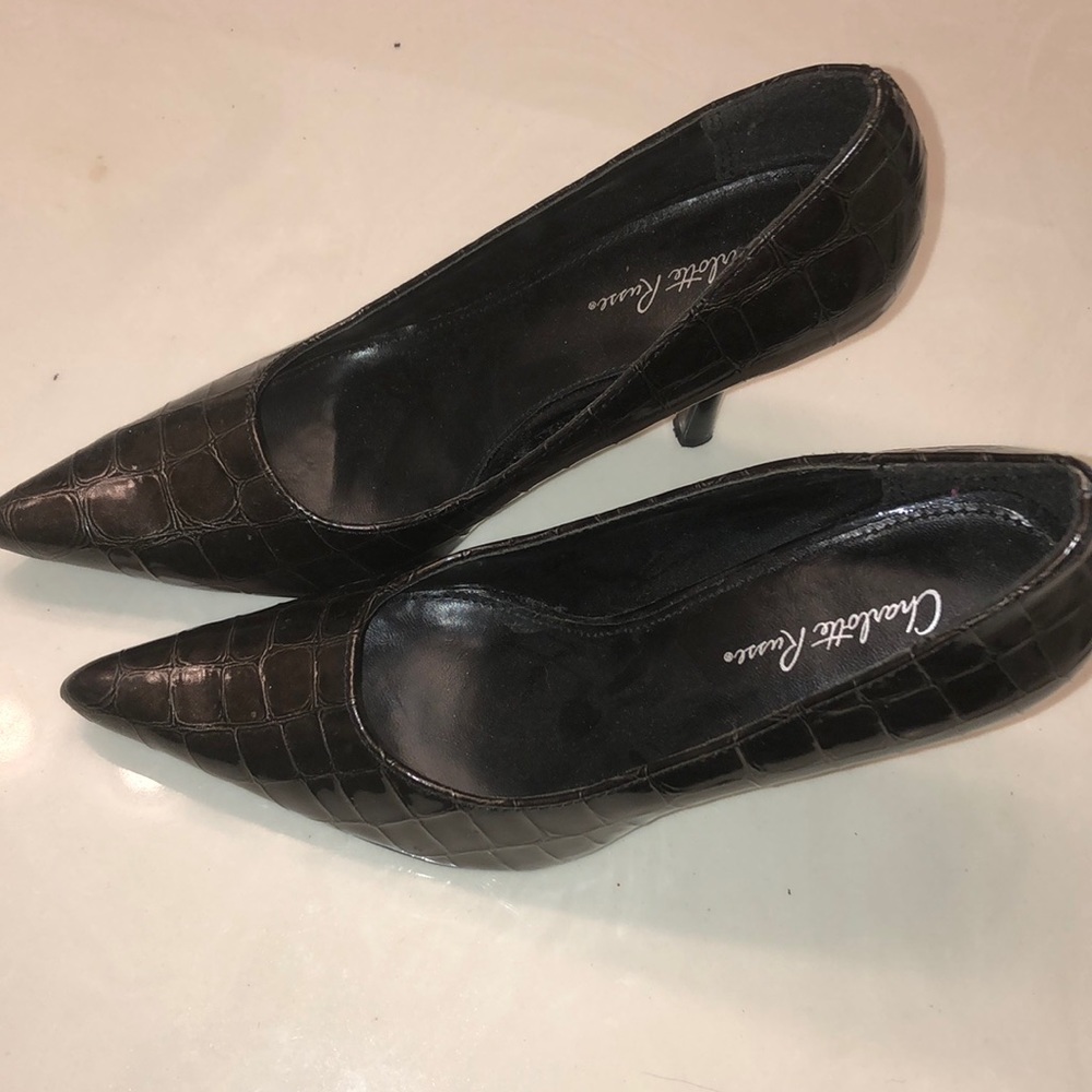 Brown Snakeskin Stiletto Pumps Charlotte Russe
